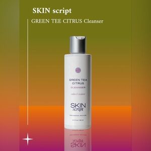 Skin Script Green Tea Citrus Cleanser - 2 oz bottle